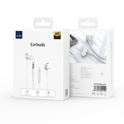 Handsfree 3.5mm WiWu EB310, White 