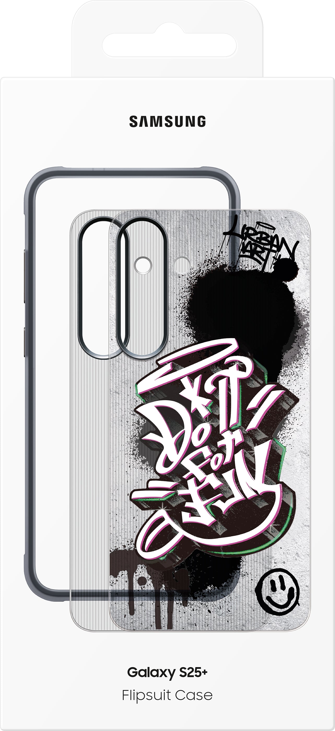Case for Samsung Galaxy S25+ S936, FlipSuit Rugged Case, Black EF-JS936CBEGWW