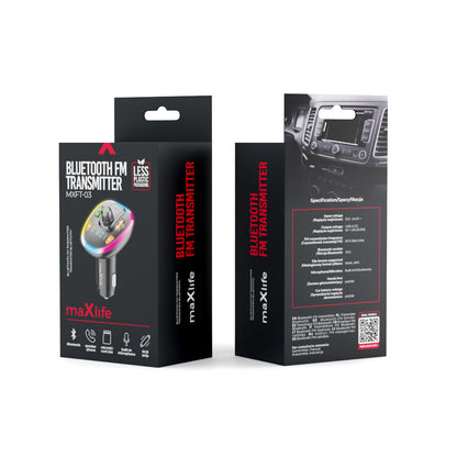 Bluetooth FM Modulator MaXlife MXFT-03, 2 x USB-A 